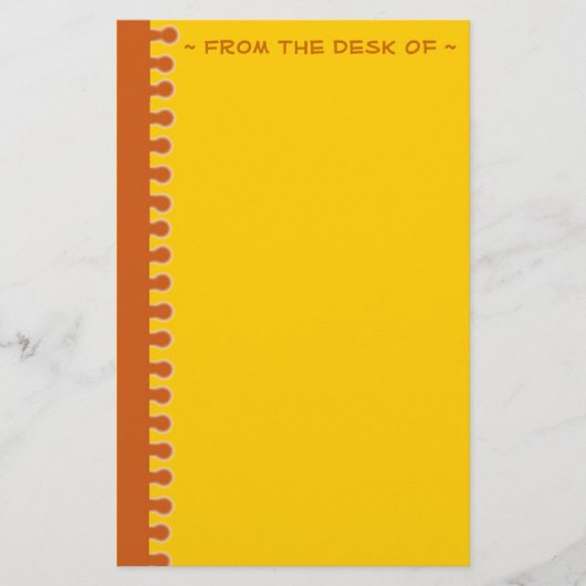 Umber Edge Briefpapier (Vorderseite)