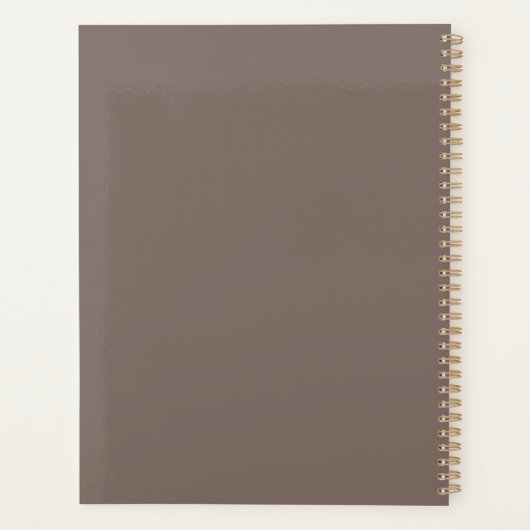 Umber Planer (Rückseite)