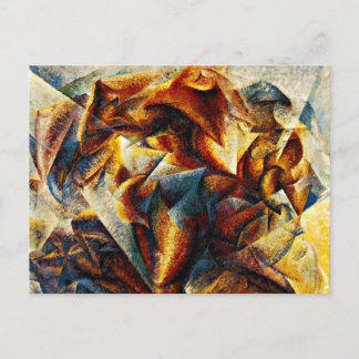 Umberto Boccioni - Dynamik eines Fußballspielers Postkarte