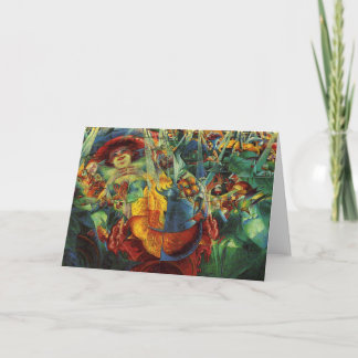 Umberto Boccioni - Lachen Feiertagskarte