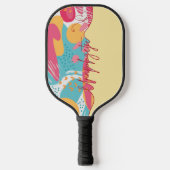 Umbeschönte kühne feminine Aussage Pickleball Schläger (Vorderseite)