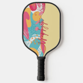 Umbeschönte kühne feminine Aussage Pickleball Schläger