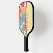 Umbeschönte kühne feminine Aussage Pickleball Schläger (Links)