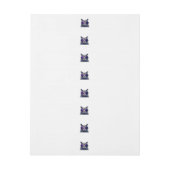 Umblättern der Adressbezeichnungen, klassisch - 1  Rundum-Adressaufkleber (Bogen)