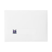 Umblättern der Adressbezeichnungen, klassisch - 1  Rundum-Adressaufkleber (Vorderseite)