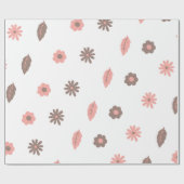 Umblättern von Blume aus Papier mit alternierendem Geschenkpapier (Flach)