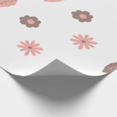 Umblättern von Blume aus Papier mit alternierendem Geschenkpapier (Ecke)