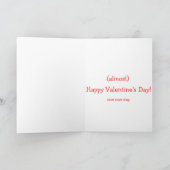 Umblesnot-Valentinkarte Feiertagskarte (Innenseite)