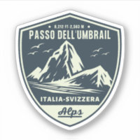 Umbrail Pass Grenzalpen Italien-Schweiz