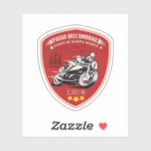 Umbrail Pass Grenzalpen Italien-Schweiz Aufkleber (Blatt)