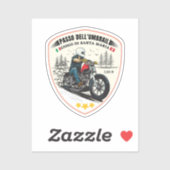 Umbrail Pass Grenzalpen Italien-Schweiz Aufkleber (Blatt)