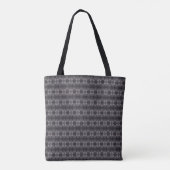 Umbral Schwarze abstrakte Aquarellkunst Tasche (Rückseite)