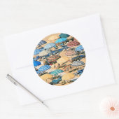 Umbrella 3 runder aufkleber (Umschlag)