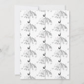 Umbrella Baby Shower Einladung (Rückseite)