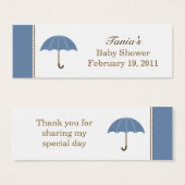 Umbrella Blue Small Tag (Vorne & Hinten)