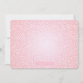 Umbrella Bridal Dusche Einladung (Rückseite)