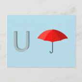 Umbrella Card Postkarte (Vorderseite)