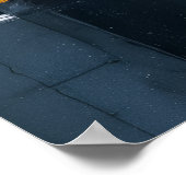 Umbrella Chessboard Poster (Ecke)