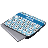 Umbrella Cockatoo Laptopschutzhülle (Vorne Knopf)