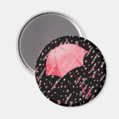 UMBRELLA-DUSCHEN DER LIEBE VON SHARON SHARPE MAGNET (Vorderseite/Rückseite)