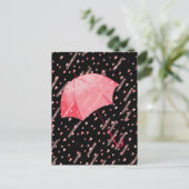 UMBRELLA-DUSCHEN DER LIEBE VON SHARON SHARPE POSTKARTE (Stehend Vorderseite)