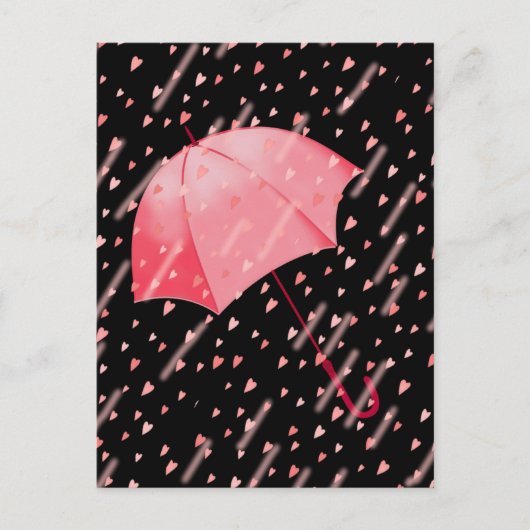 UMBRELLA-DUSCHEN DER LIEBE VON SHARON SHARPE POSTKARTE (Vorderseite)