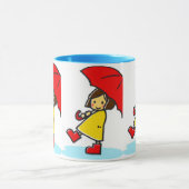 Umbrella Girl Tasse (Zentrum)