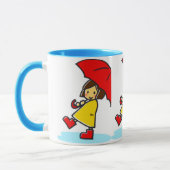 Umbrella Girl Tasse (Links)