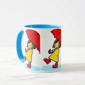Umbrella Girl Tasse (Vorderseite Links)