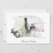 *~* Umbrella Japan UAWG QR AR27 Hochzeit Einladung (Vorderseite)