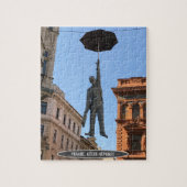 Umbrella Man Statue, Prag, Tschechische Republik Puzzle (Vertikal)