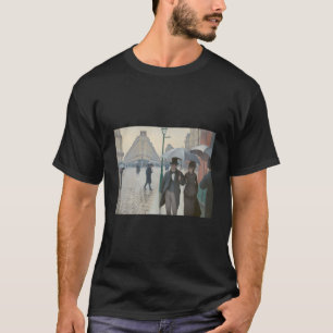 Umbrella Paris Street; Regentag bei Gustave Caille T-Shirt