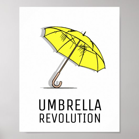 Umbrella Revolution - Hongkong Poster (Vorne)