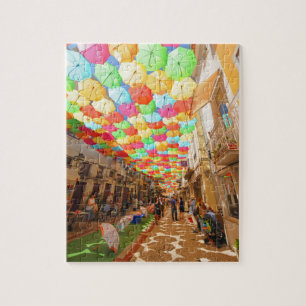 Umbrella Sky - Agueda-Portugal Puzzle