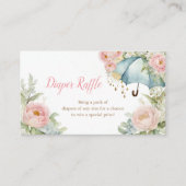 Umbrella Spring Diaper Beilage Karte (Vorderseite)