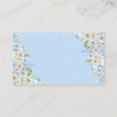 Umbrella Sprinkle Baby Teddy Bear Diaper Raffel Begleitkarte (Rückseite)