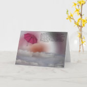 Umbrella Sunrise - TE Lawrence Card Karte (Gelbe Blume)