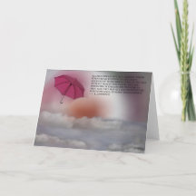 Umbrella Sunrise - TE Lawrence Card