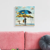 Umbrella World Leinwanddruck (Insitu (Wohnzimmer))