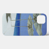 Umbrellas Greece 1995 Case-Mate iPhone Hülle (Rückseite (Horizontal))