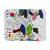 Umbrellas Magnet (Horizontal)