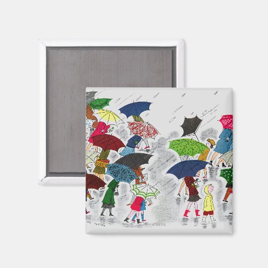 Umbrellas Magnet (Vorderseite/Rückseite)