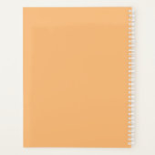 Umbrellas Orange Colorful School Planer (Rückseite)