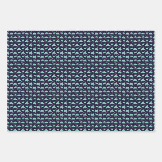 Umbrellas-Packpapier Geschenkpapier Set (Vorderseite)