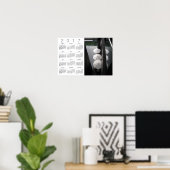 Umbrellas Paris Weißkalender Poster 2017 (Heimbüro)