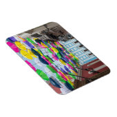 Umbrellas über den Straßen von San Juan und dem He Magnet (Rechte Seite)