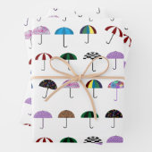 Umbrellas-Umhüllungspapier Geschenkpapier Set (Beispiel)