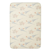 Umbrellas und Herbstblätter Badematte (Vorderseite Vertikal)