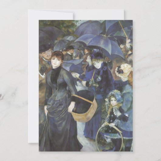 Umbrellas von Pierre Renoir, Vintager Impressionis (Vorderseite)