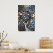 Umbrellas von Pierre Renoir, Vintager Impressionis Poster (Küche)